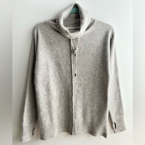 Max Studio Cowlneck 100% 2-Ply Cashmere Sweater - Picture 2 of 5